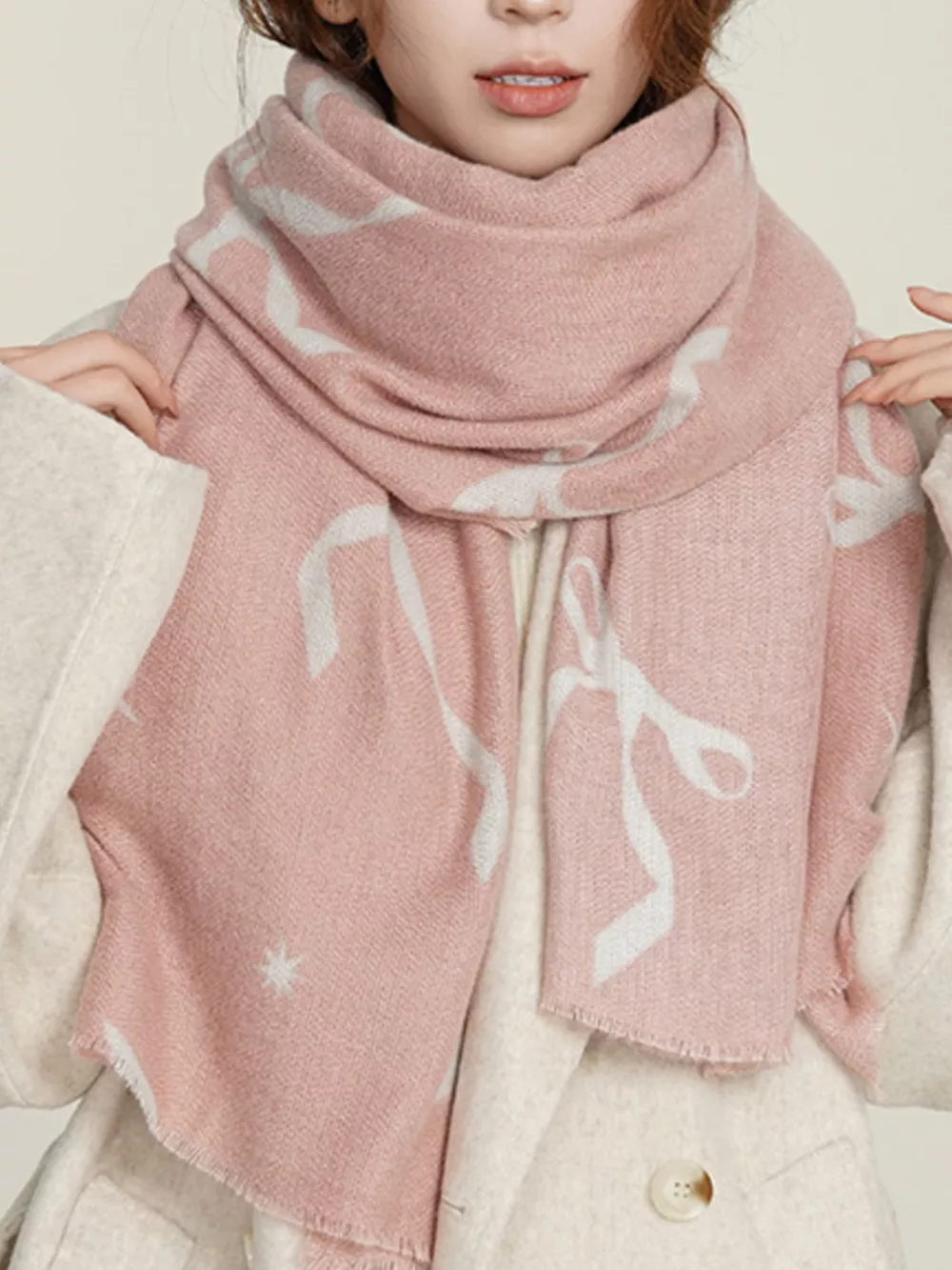 Bow Print Lightweight Scarf, image 8