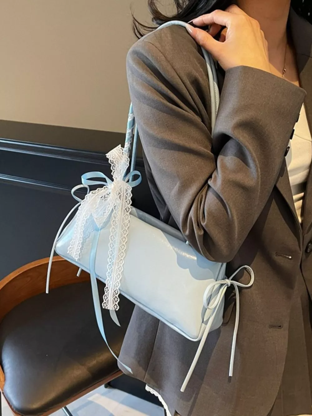 PU Leather Shoulder Bag, image 3