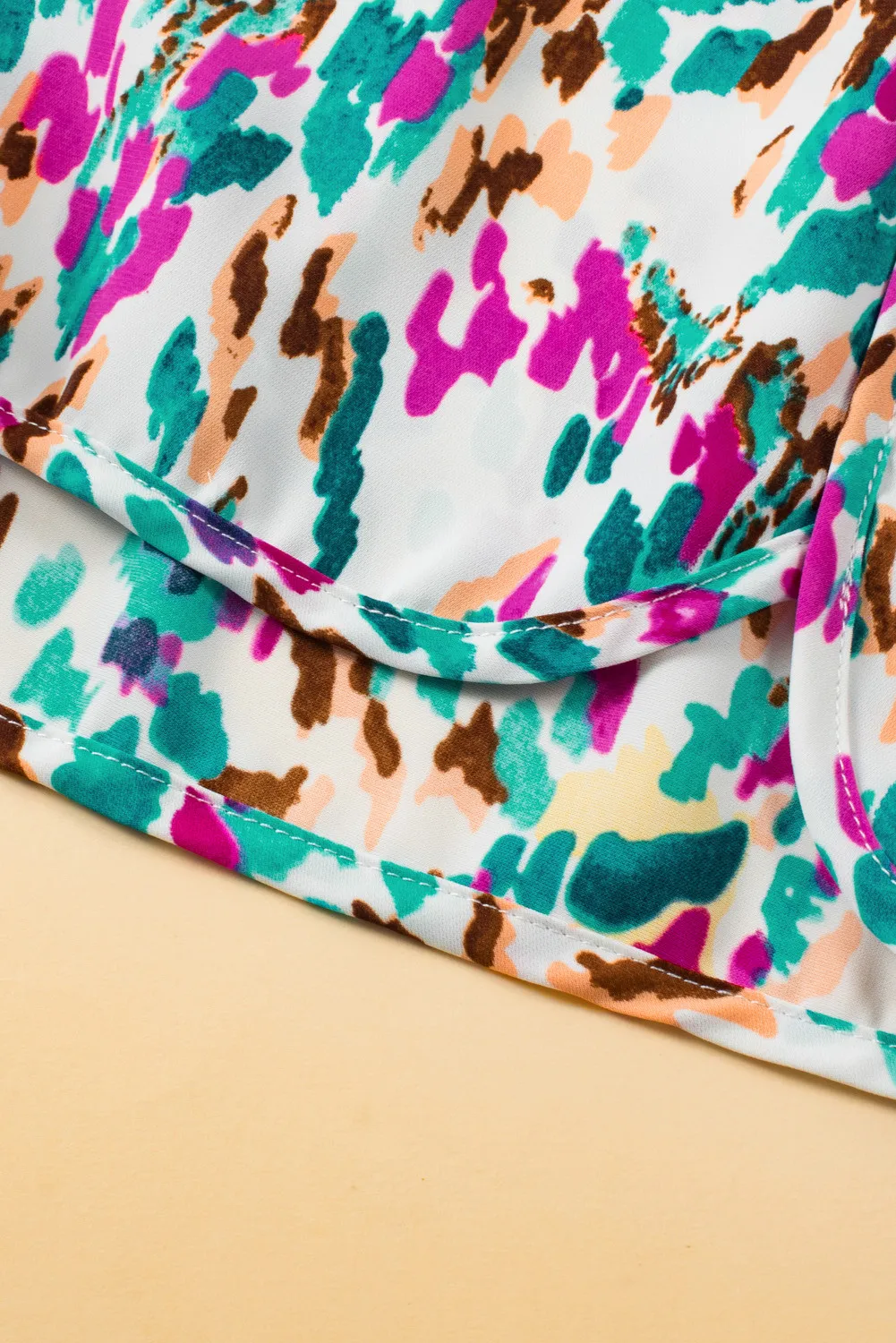 Printed High Waist Shorts, image 5