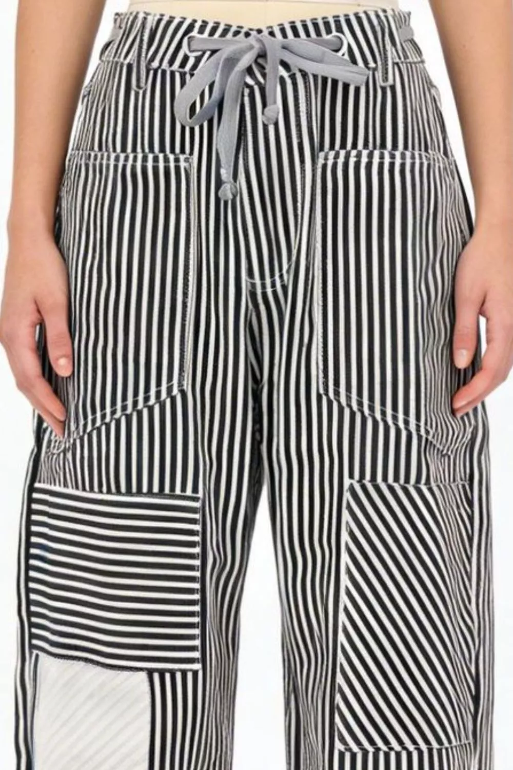 Striped Wide-Leg Pants, image 12