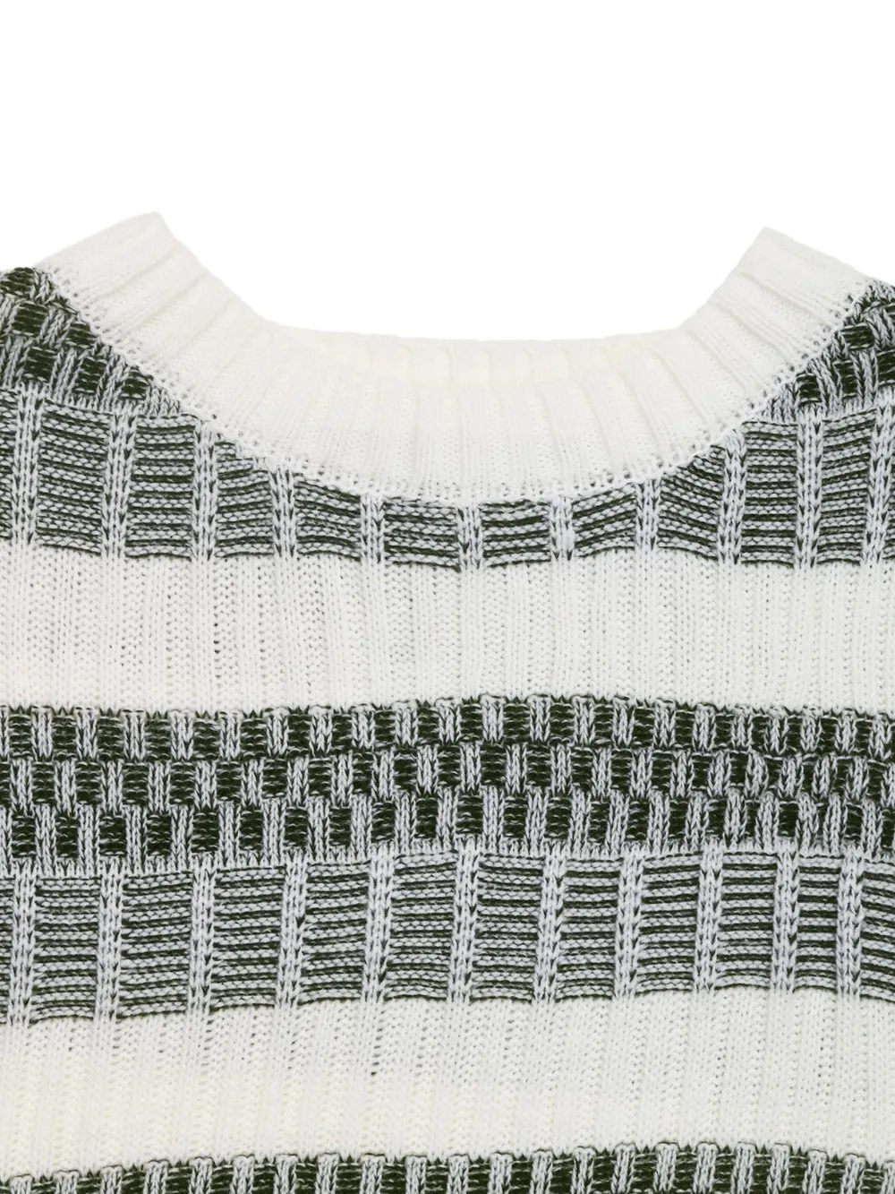 Contrast Round Neck Long Sleeve Sweater, image 7