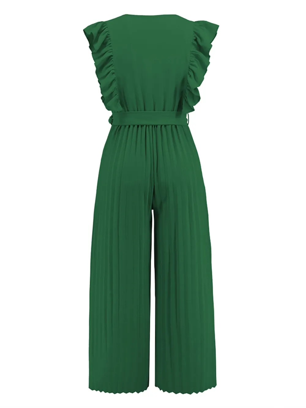 Ruffled Surplice Cap Sleeve Jumpsuit, image 28