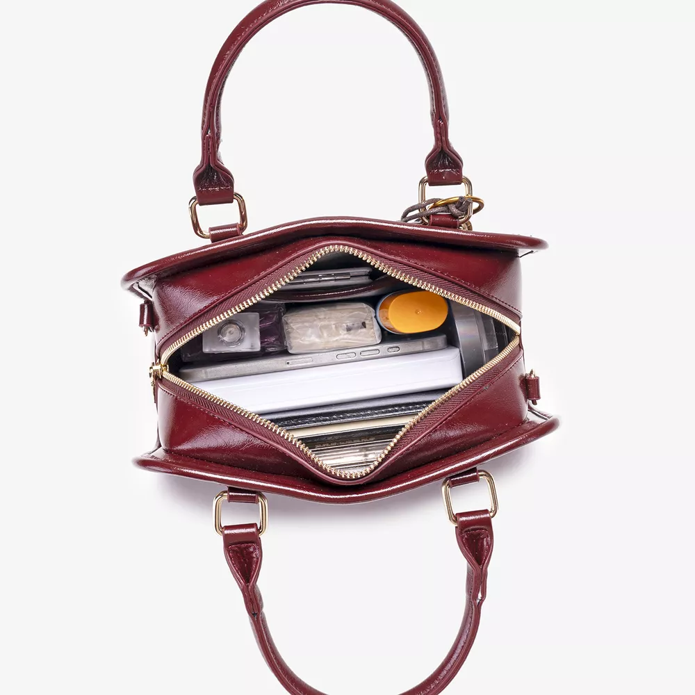 Vintage Style Barrel Crossbody Bag, image 5