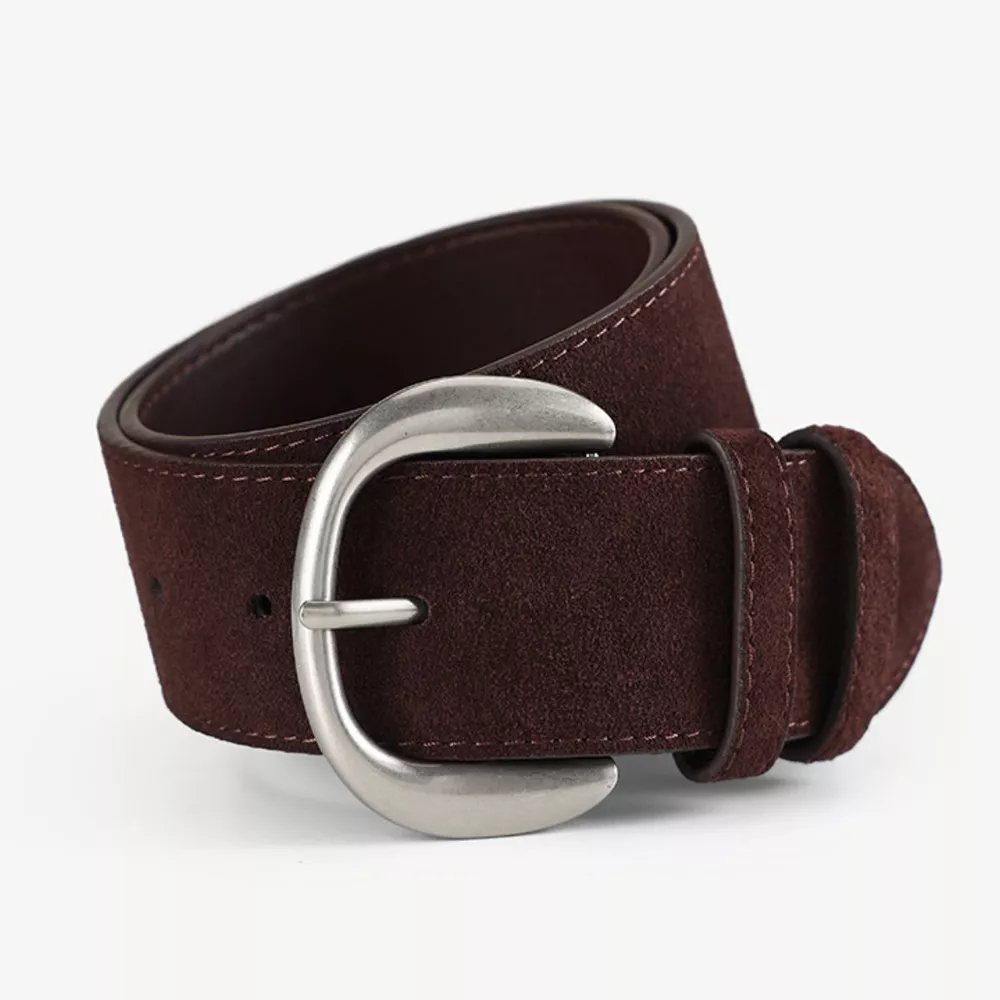 Silver Buckle Wide Waist Belt, image 4
