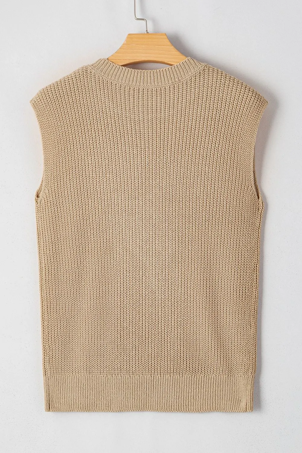 Western Cowboy Embroidery Round Neck Sleeveless Sweater, image 11