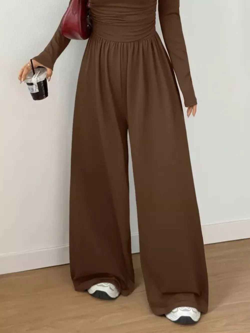 Scoop Neck Wide Leg Jumpsuit, image 9