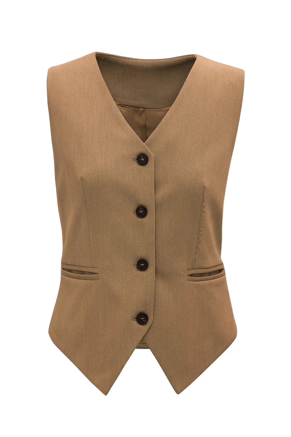 Pocketed Button Up Vest, image 11