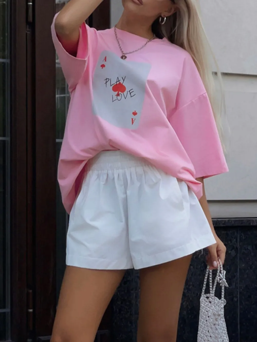 Graphic Round Neck Half Sleeve T-Shirt, image 3