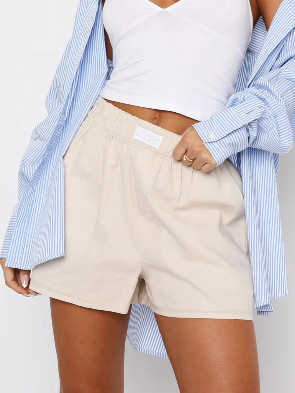 Elastic Waist Shorts, image 23
