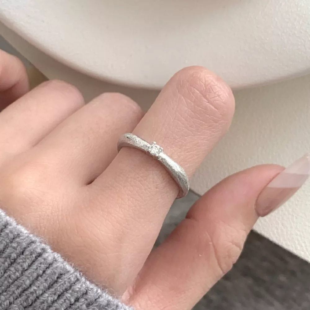 925 Sterling Silver Zircon Ring, image 7