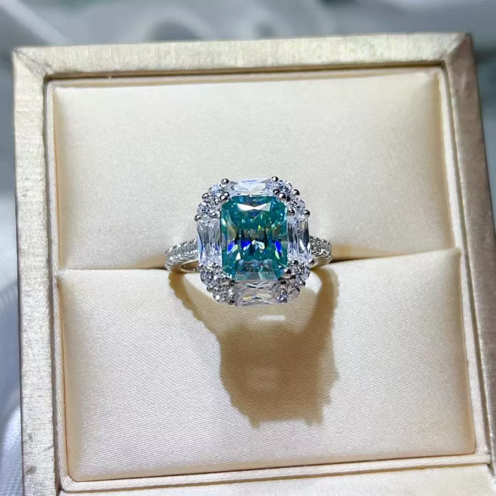 3 Carat Moissanite 925 Sterling Silver Ring, image 5