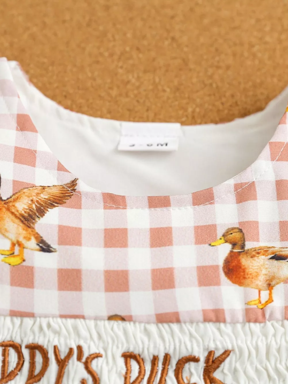 Children's Duck Gingham Sleeveless One-Piece, image 2