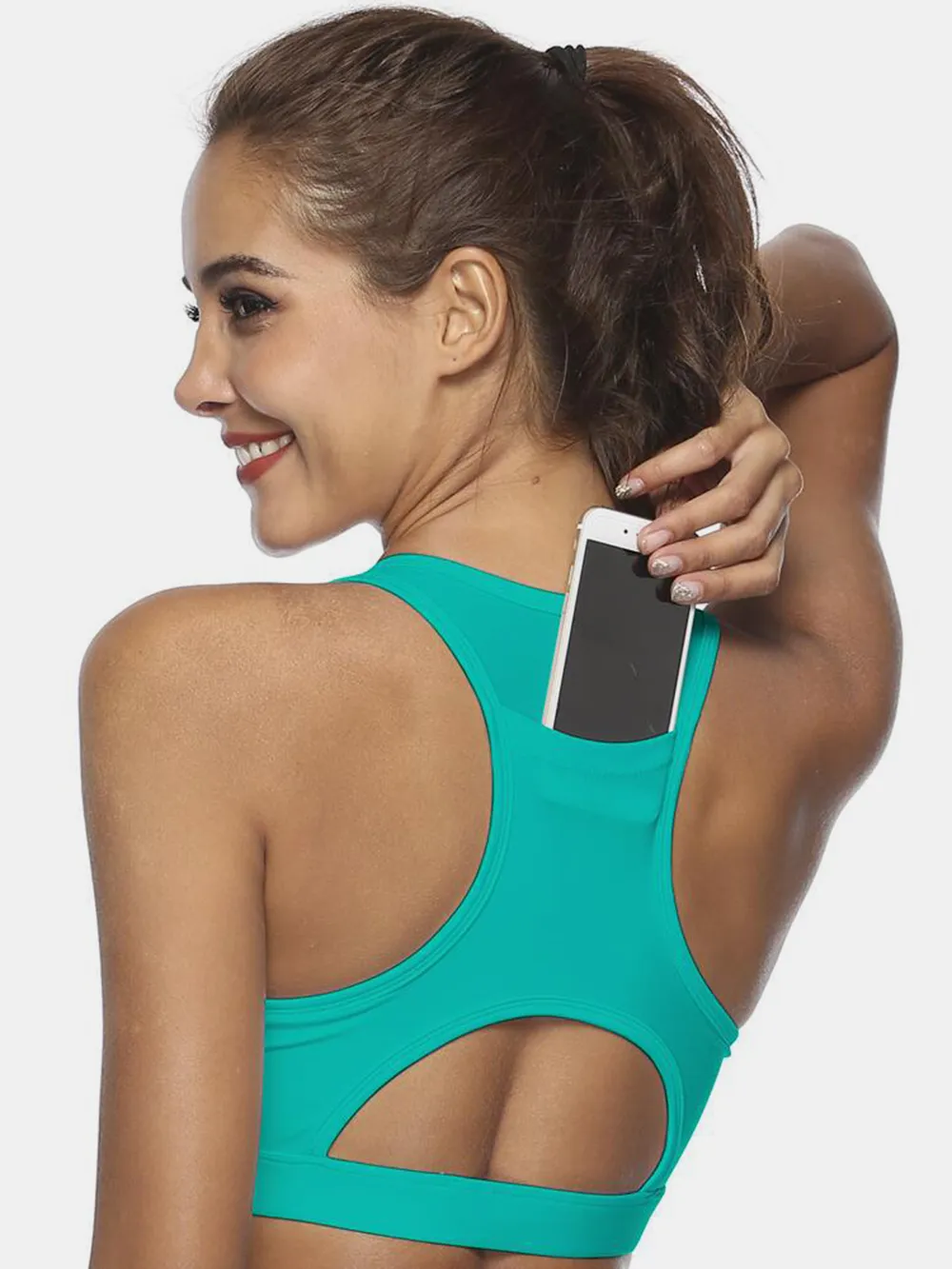 Cutout Scoop Neck Active Tank, image 18