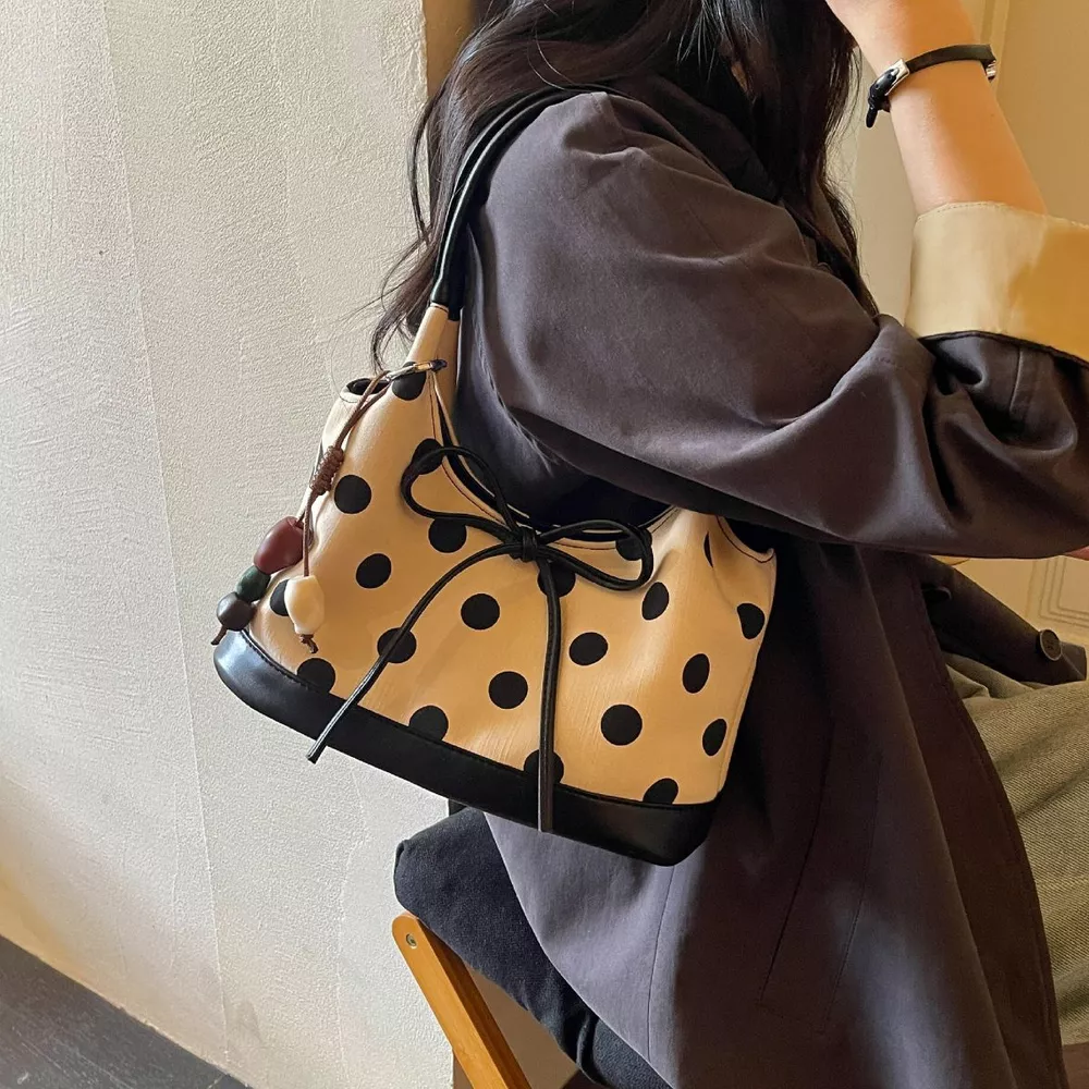 Polka Dot Shoulder Bag, image 5