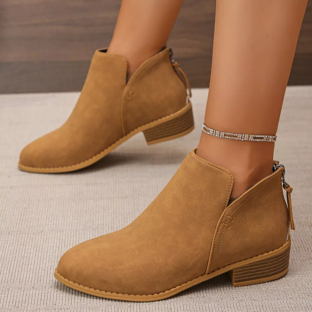 Point Toe Block Heels Boots, image 22
