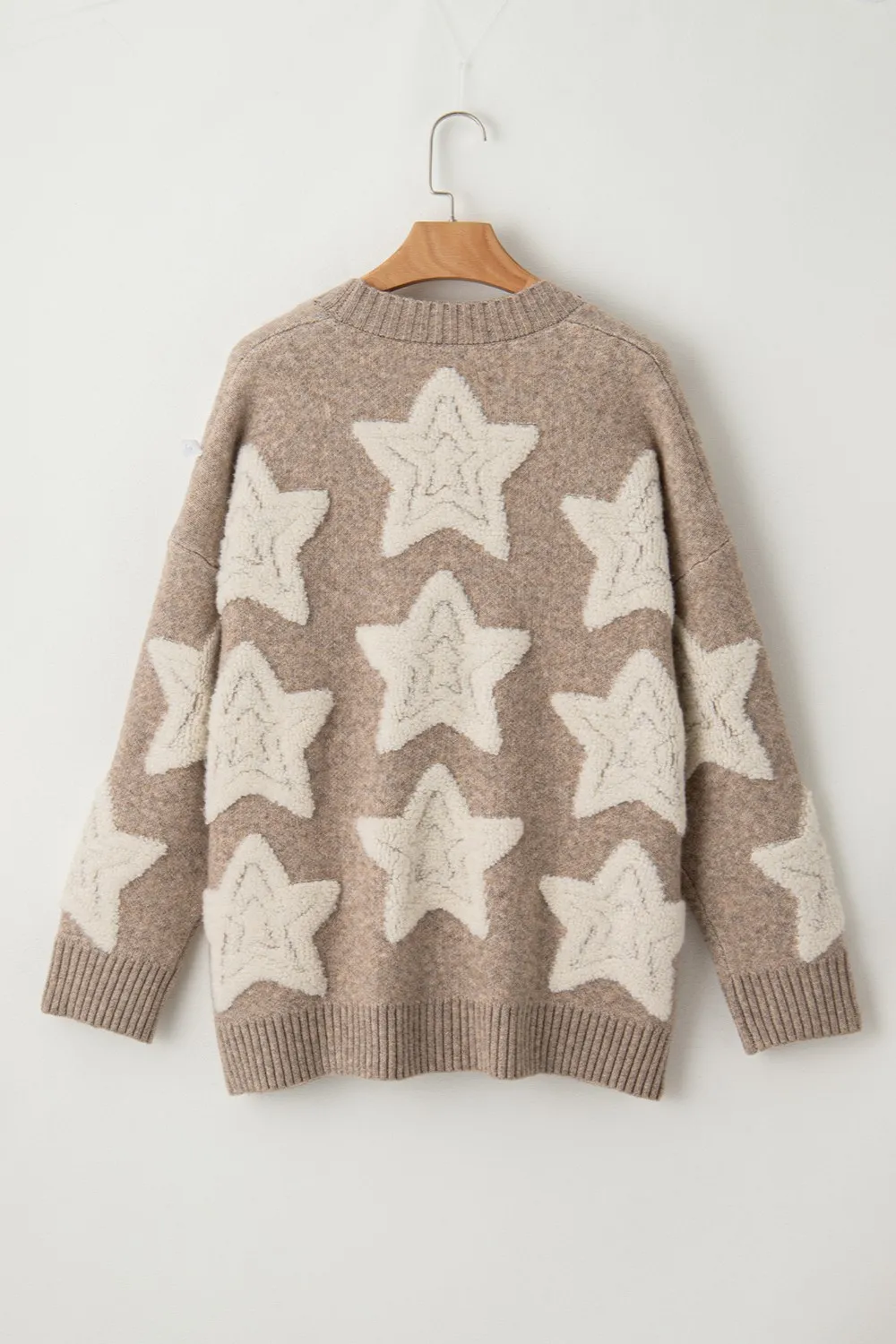 Star Button Up Long Sleeve Cardigan, image 8