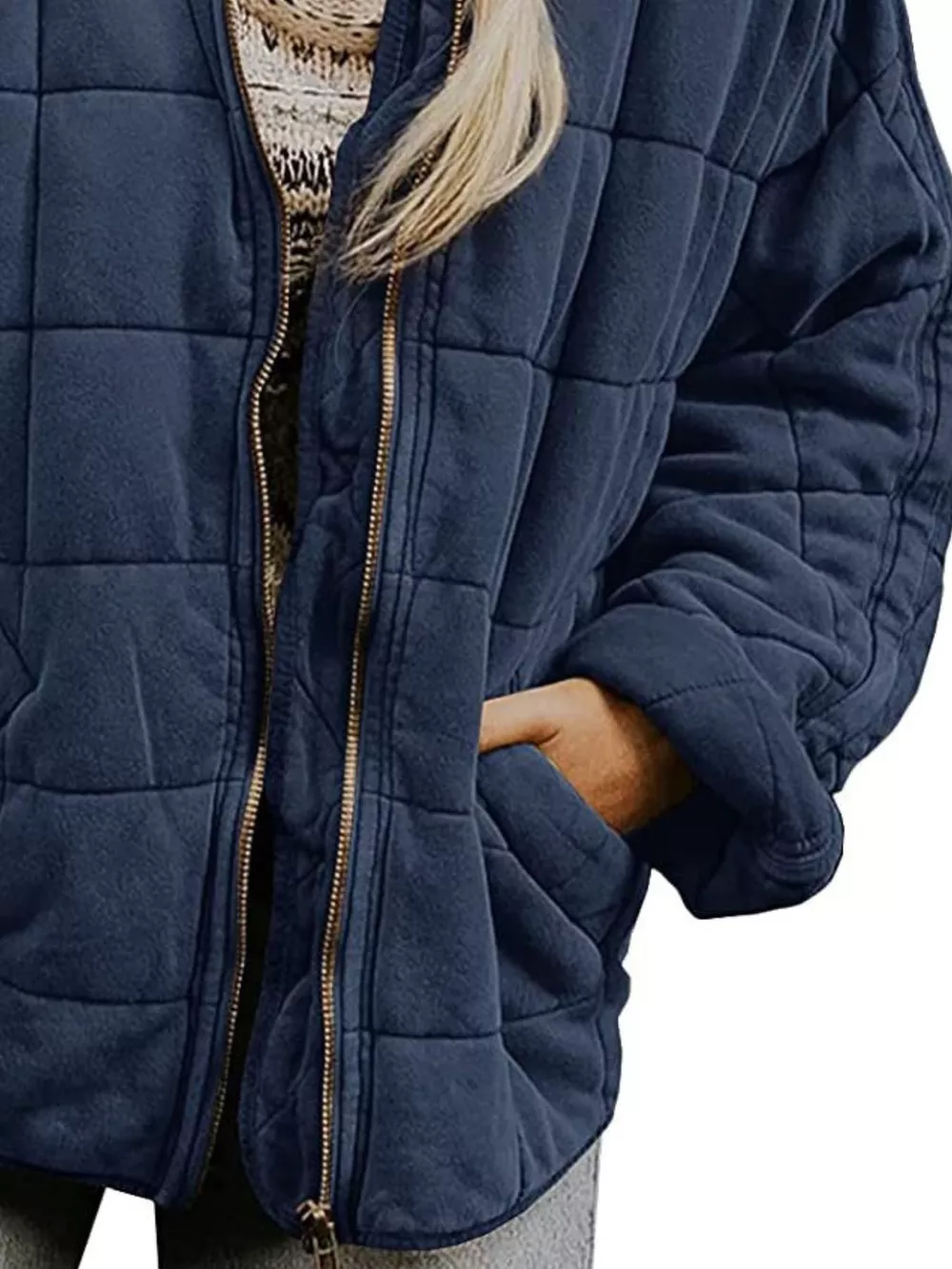 Quilted Zip Up Outerwear, image 18