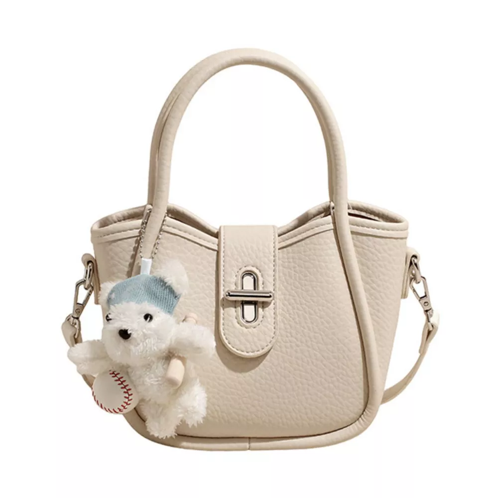 Textured Bucket Handbag, image 8