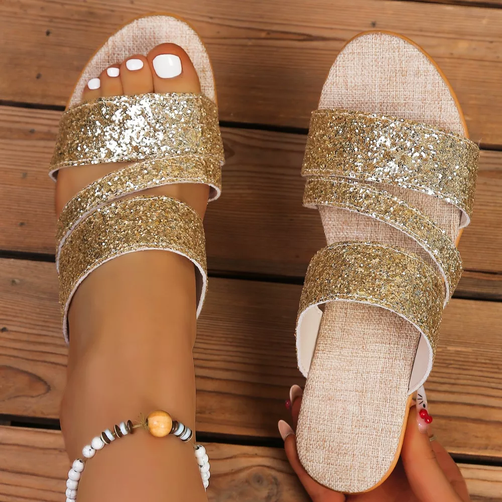 Round Toe Wedge Sandals, image 15