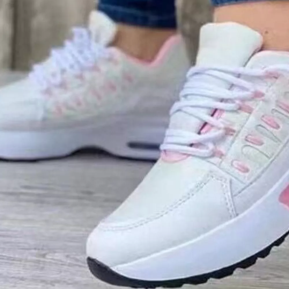 Lace Up Round Toe Sneakers, image 14