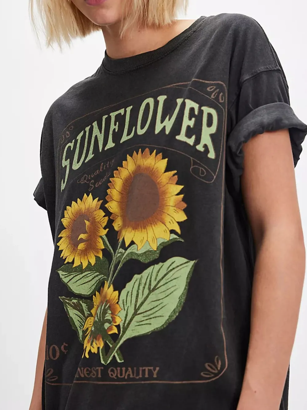 Graphic Round Neck Half Sleeve T-Shirt, image 7