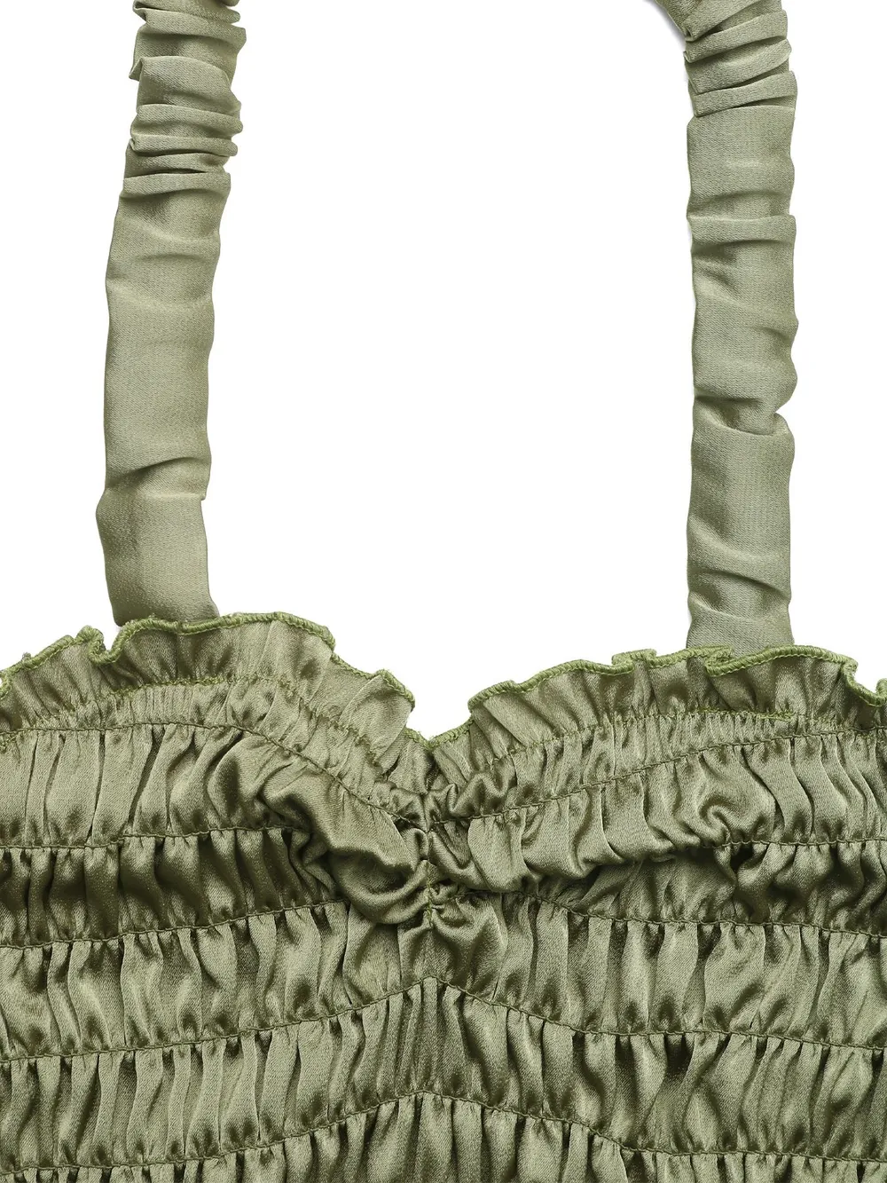 Smocked Halter Neck Cami, image 8