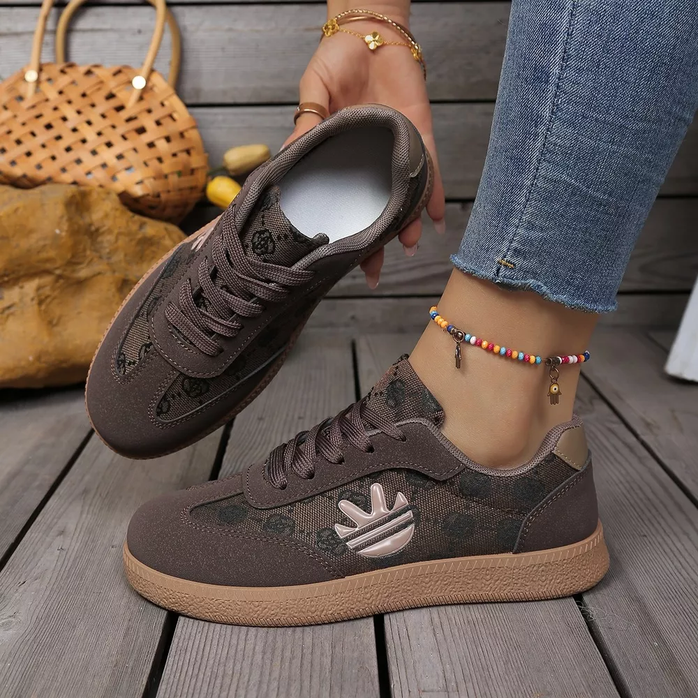 Round Toe Lace Up Sneakers, image 5