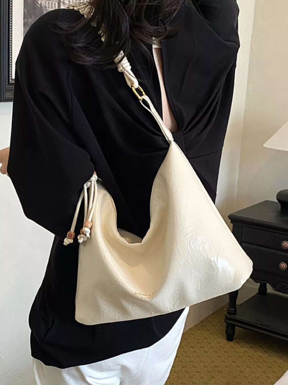 Braided Strap Shoulder Bag, image 3