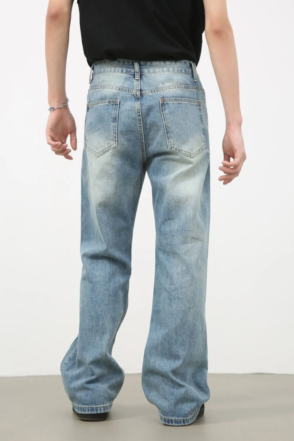 Men's Distressed Jeans, image 2