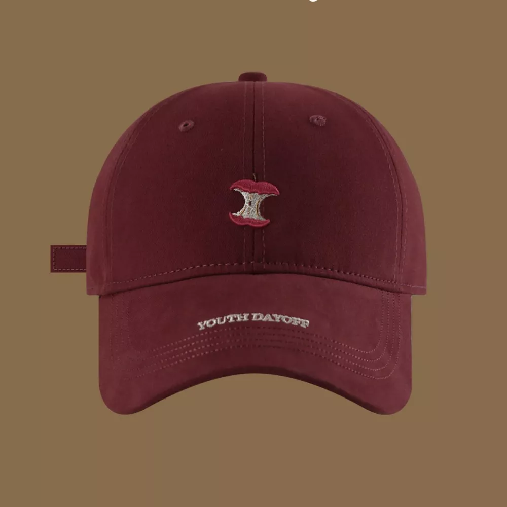 Embroidered Apple Core Baseball Cap, image 4