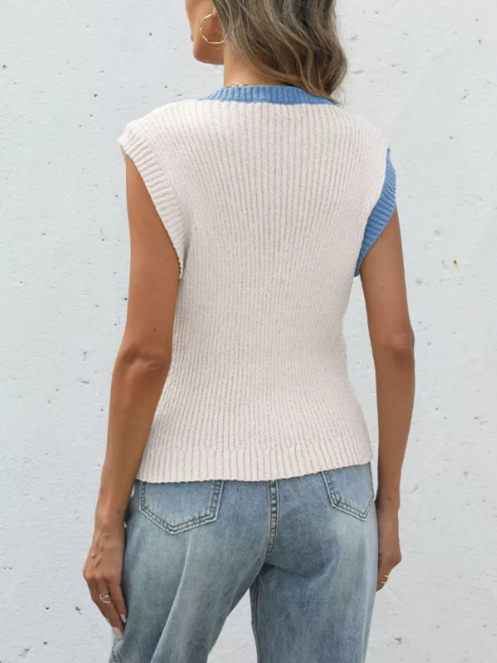 Two-Tone Button Up Cardigan, image 13
