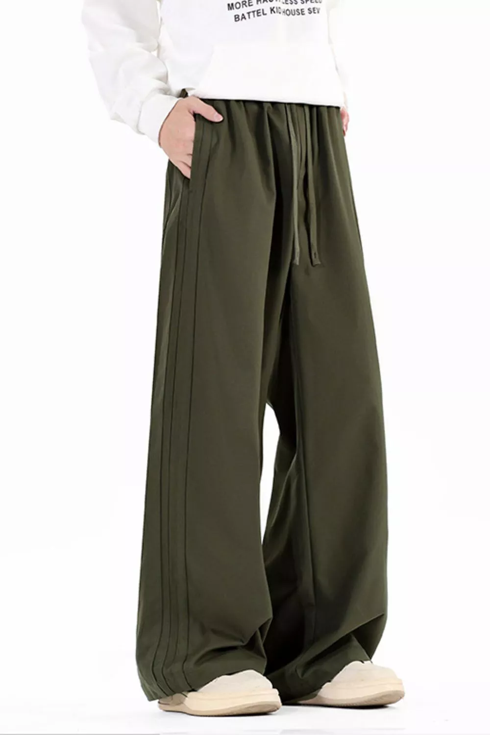 Men's Wide Leg Casual Pants, image 2