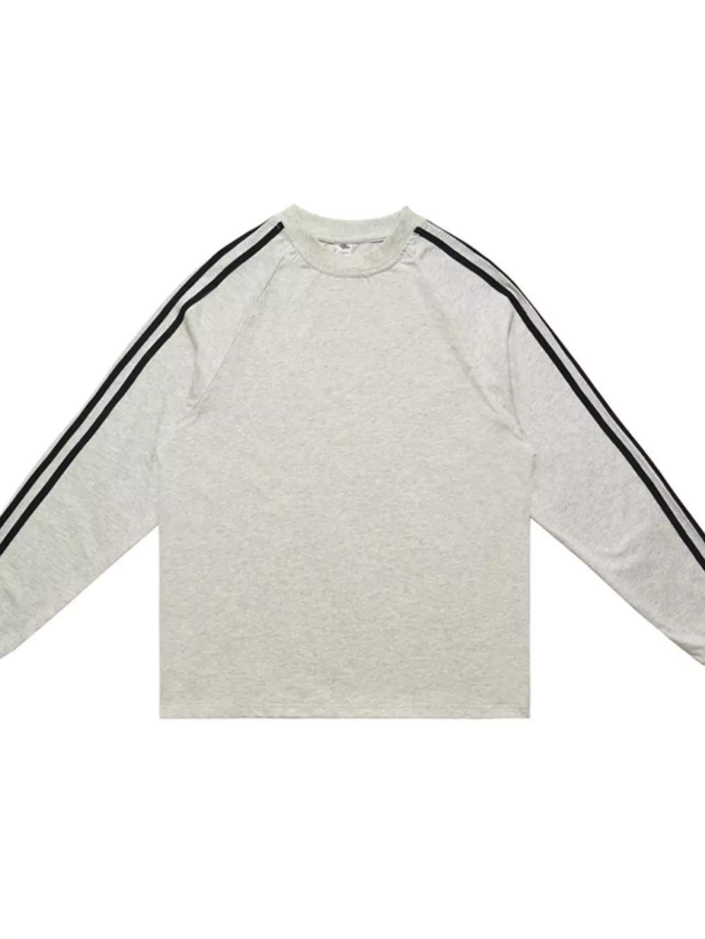 Men's Striped Round Neck Long Sleeve T-Shirt, image 8