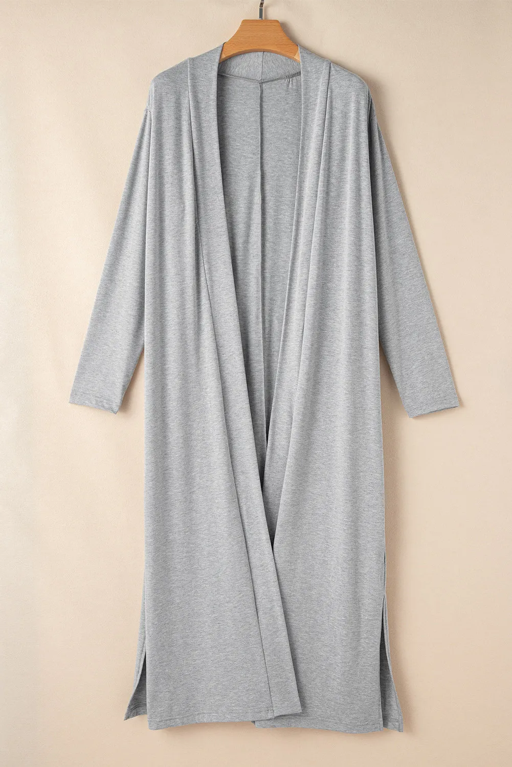 Open Front Long Sleeve Cardigan and Pants Lounge Set, image 11