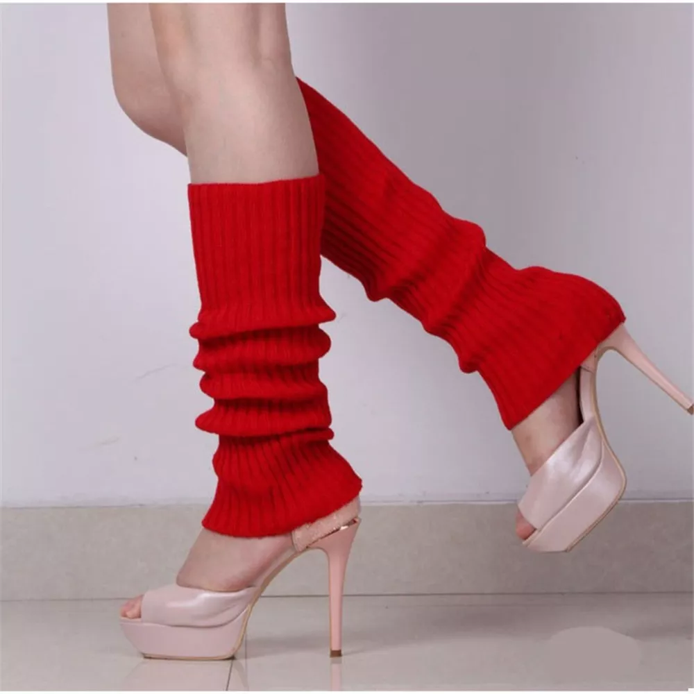 Ribbed Knit Leg Warmers, image 5
