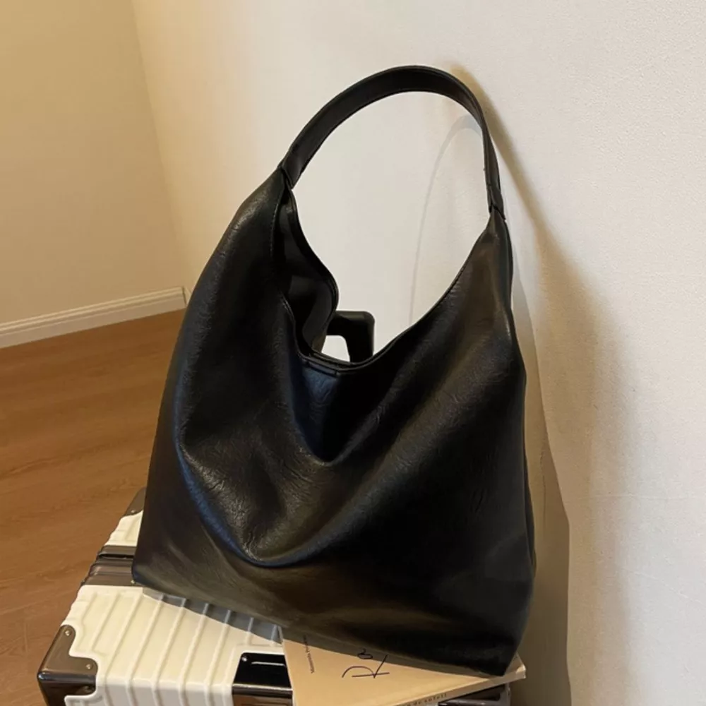 Lightweight Leather Tote Bag, image 3