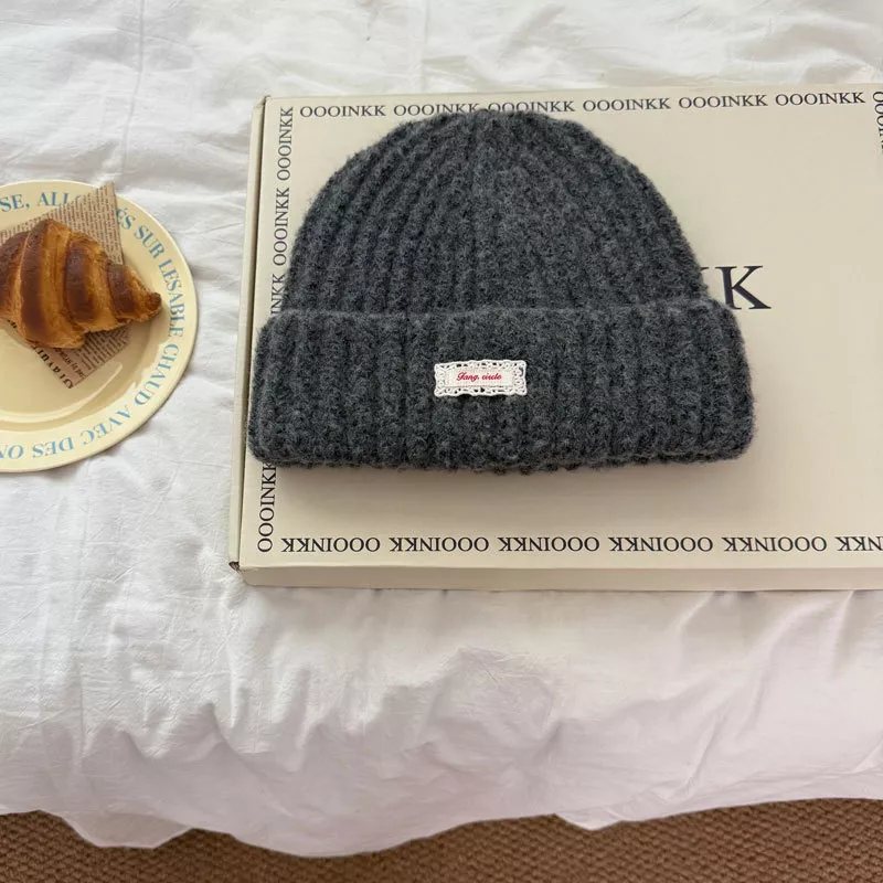Warm Knitted Beanie Hat, image 4