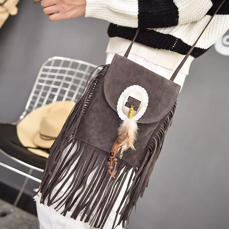 Fringe Tassel Crossbody Bag, image 2