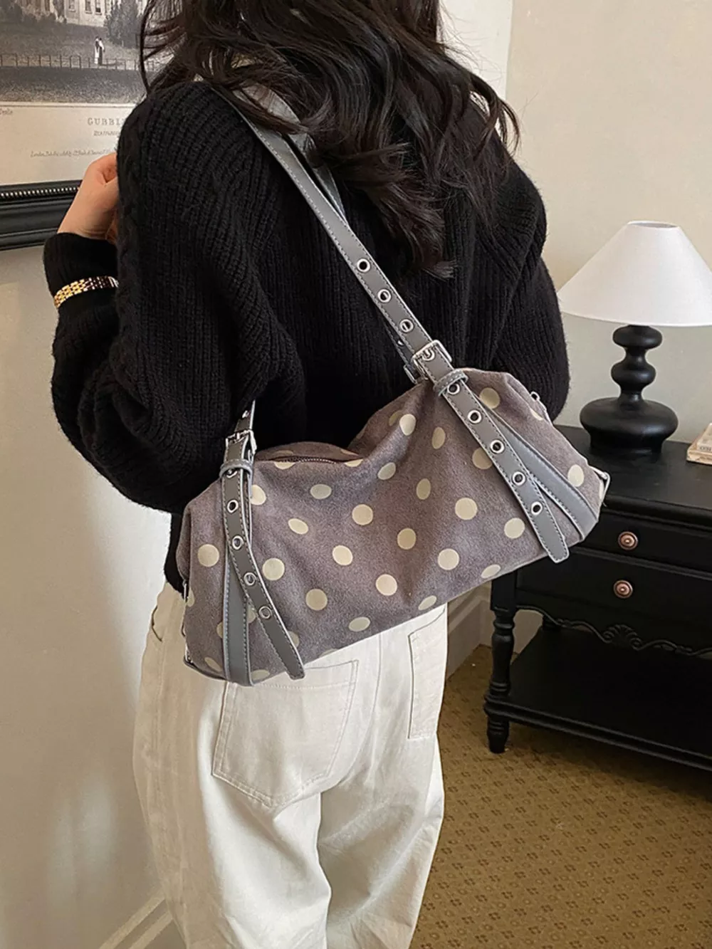 Polka Dot Shoulder Bag, image 15