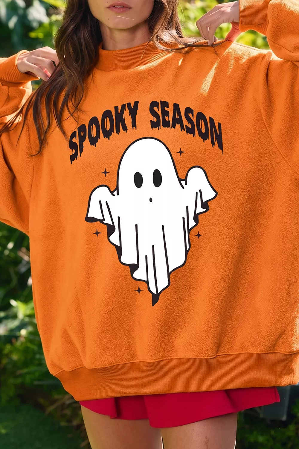 Spooky Season Mock Neck Reversible Halloween Sweatshirt, image 2