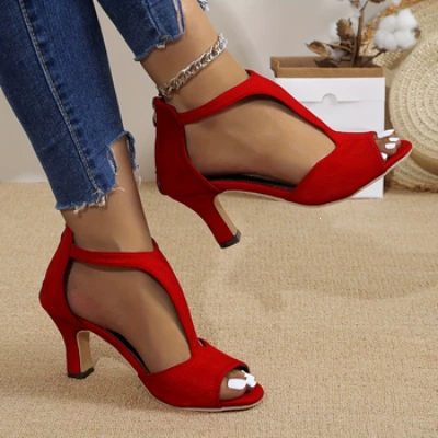 Open Toe Block Heels Sandals, image 8