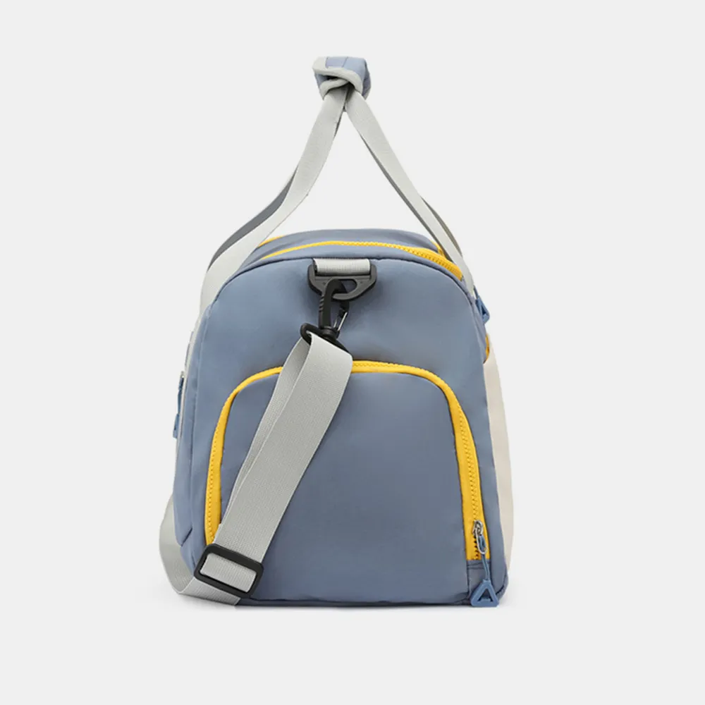 Oxford Cloth Multi Pockets Adjustable Strap Travel Bag, image 6