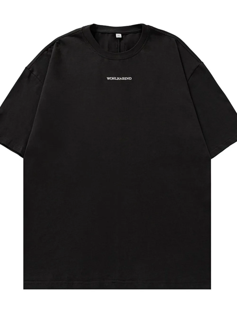 Men's Letter Back Round Neck Half Sleeve T-Shirt, image 7