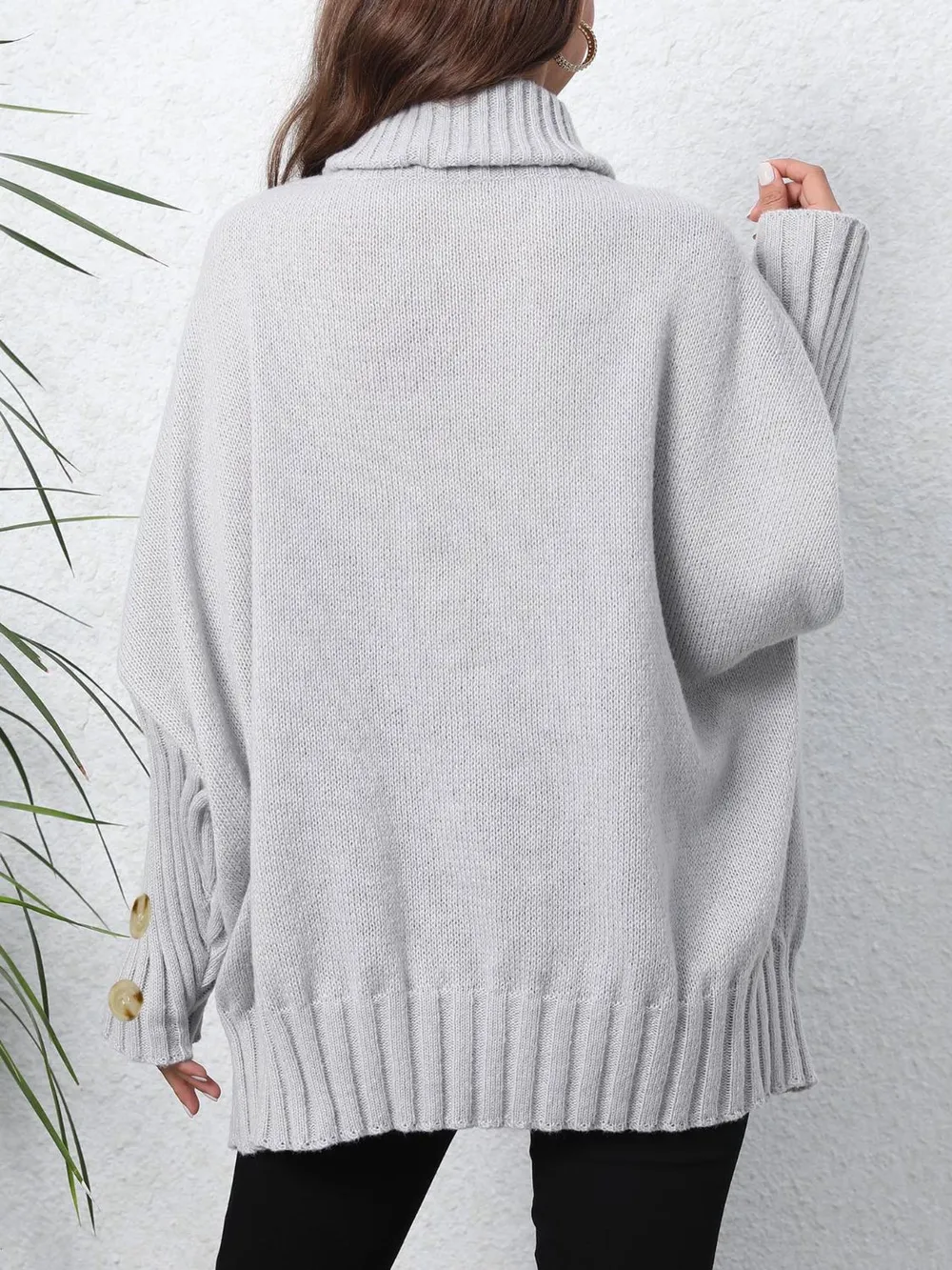 Turtleneck Long Sleeve Sweater, image 4