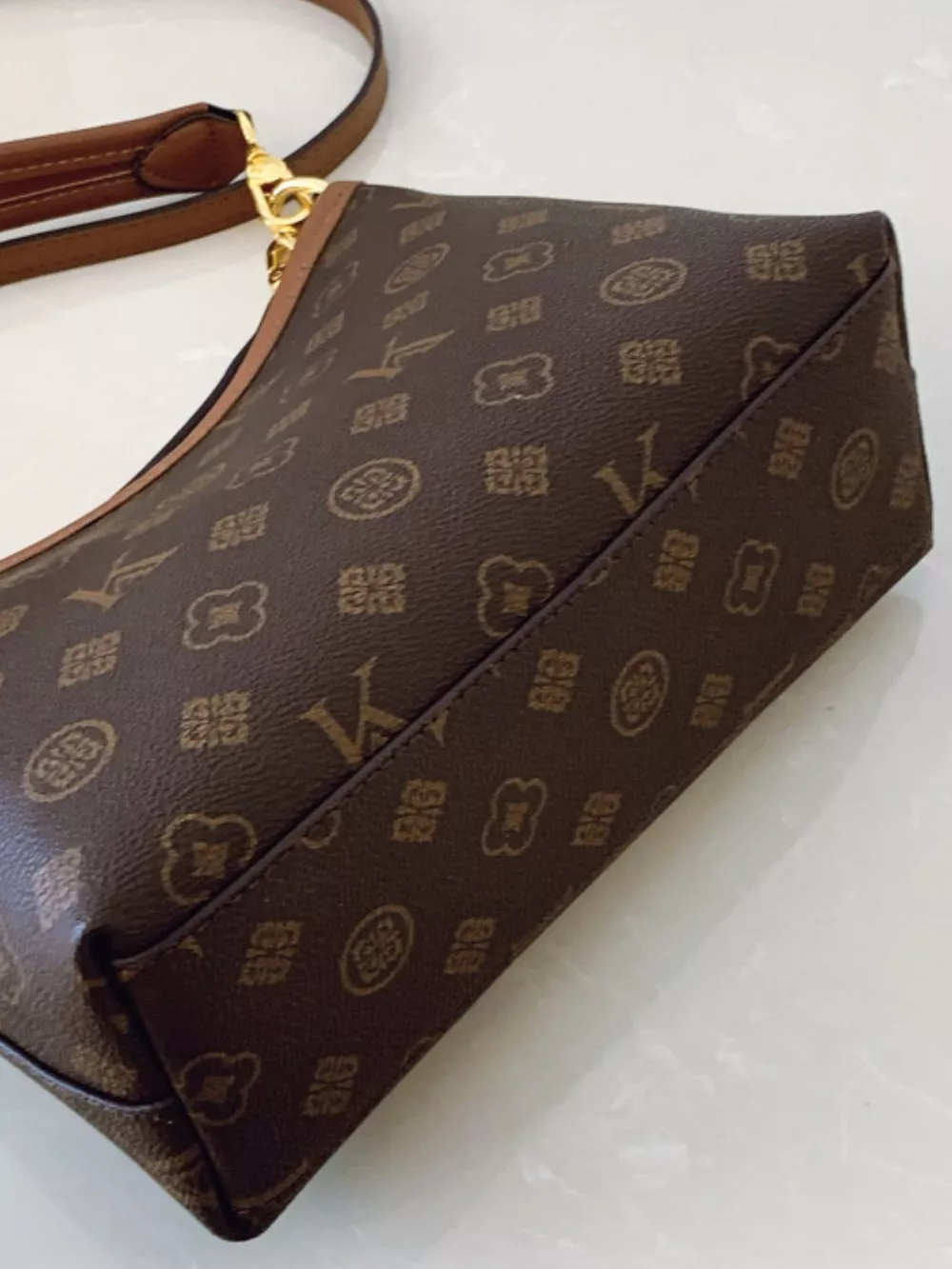 Monogram Pattern Shoulder Bag, image 5