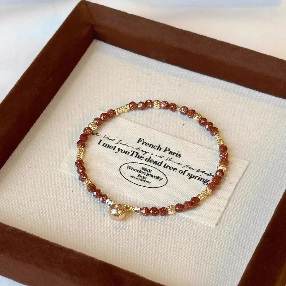 Lightweight Beaded Charm Bracelet, image 2