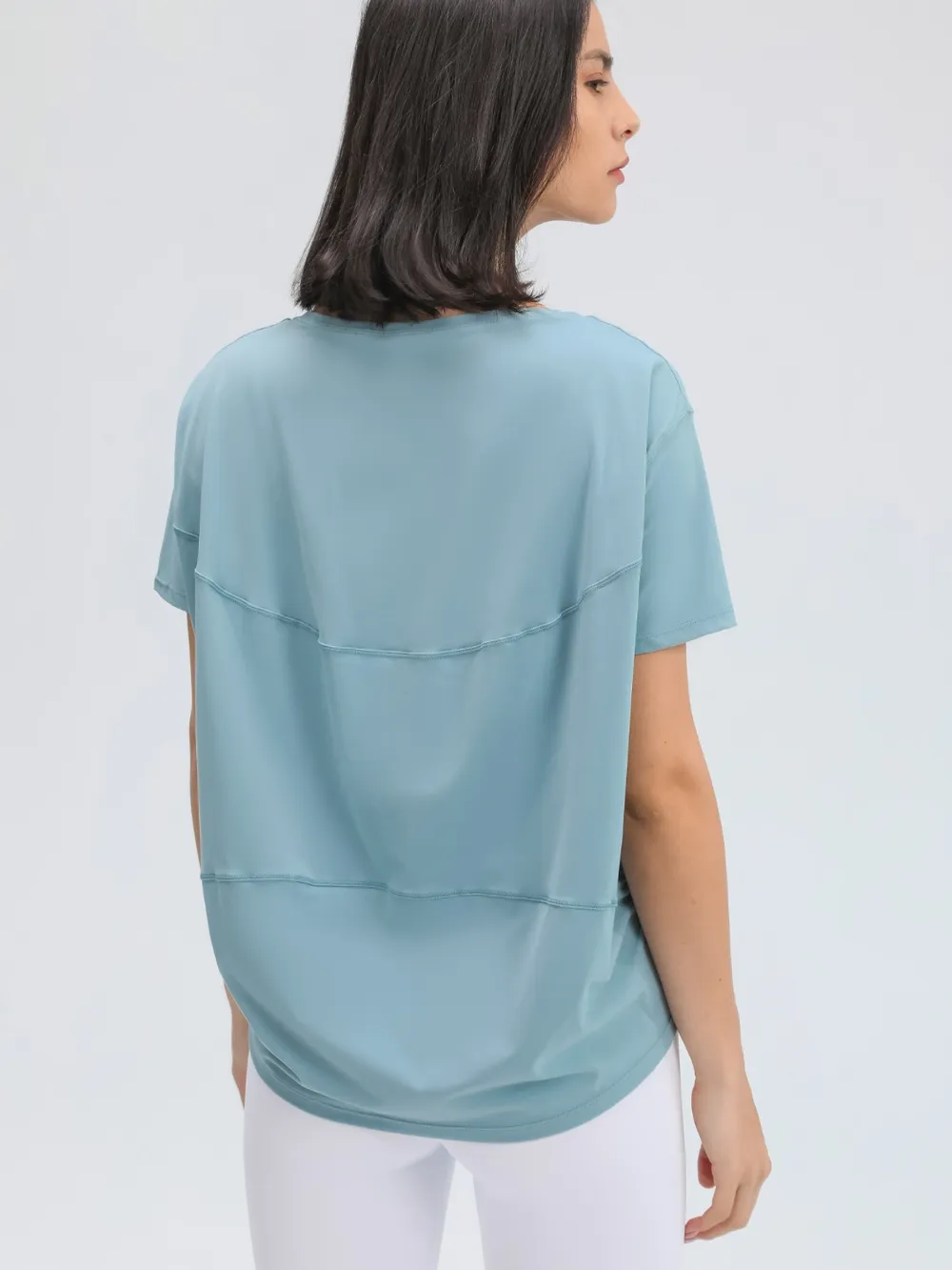 Round Neck Short Sleeve Active T-Shirt, image 28