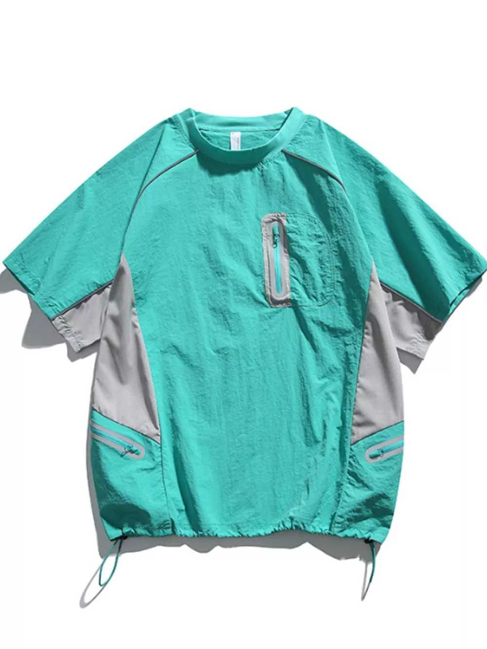 Men's Contrast Round Neck Half Sleeve Active T-Shirt, image 7