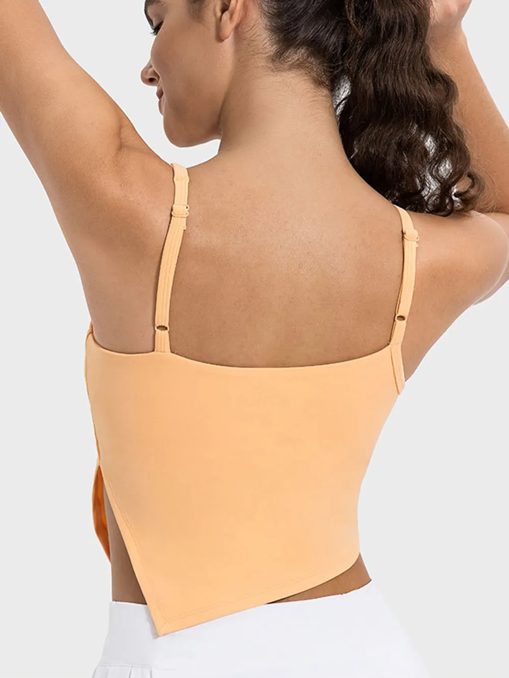 Slit Asymmetrical Neck Active Cami, image 6