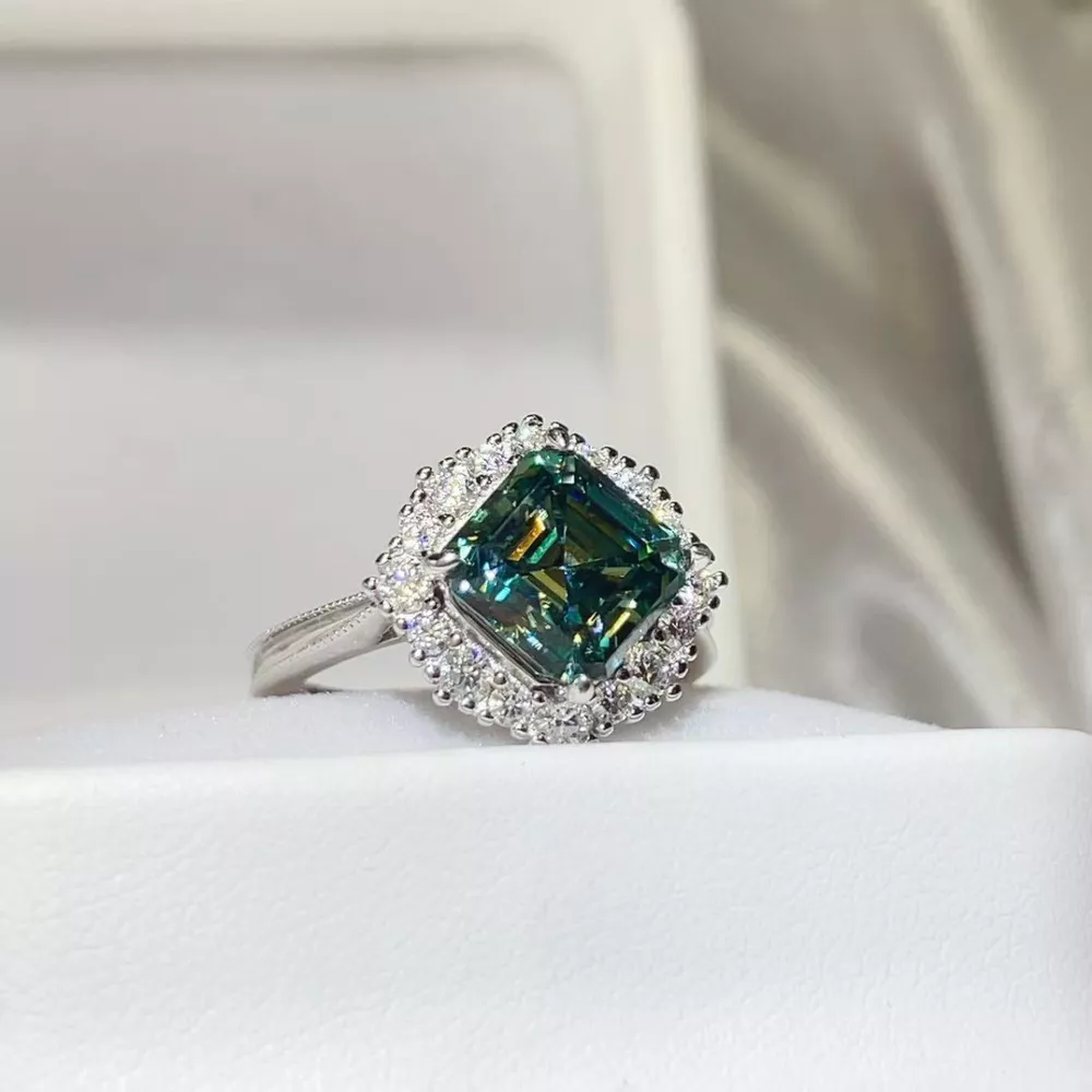 3 Carat Moissanite 925 Sterling Silver Ring, image 6